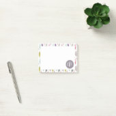 Monogram voor veren en pijlen post-it® notes (Kantoor)