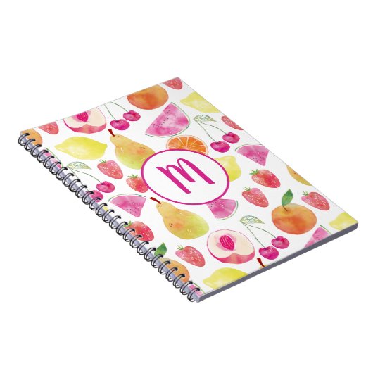 Monogram voor weekdieren notitieboek (Rechterzijde)