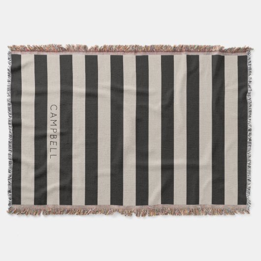 Monogram voor zwarte en Ierse stripes | Boerij Deken (Voorkant)