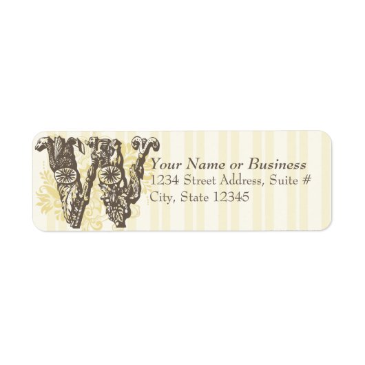Monogram W Etiket (Voorkant)
