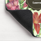 Monogram Warm Kleur Floral Spring Blooms Muismat (Hoek)