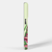 Monogram Warm Kleur Floral Spring Blooms Schildere Case-Mate iPhone Case (Achterkant / Rechts)