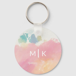 Monogram Wat ik zag bij het wakker worden Sleutelhanger
