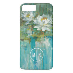 Monogram Water Lily Pond iPhone 8 Plus / 7 Plus Hoesje