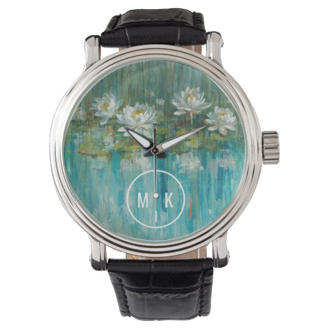 Monogram | Water Lily Pond Horloge (Voorkant)