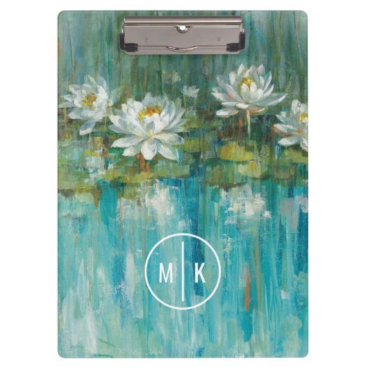 Monogram | Water Lily Pond Klembord (Voorkant)