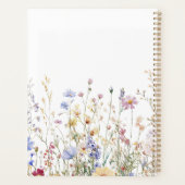 Monogram Watercolor Rustic Pretty Wildflower Field (Dos)