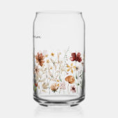 Monogram Watercolor Wildflower Pretty Floral (Gauche)