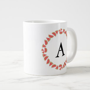 Monogram watermeloen extra grote beker