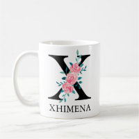Monogram waterverf aangepaste enkele letter X