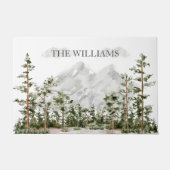 Monogram Waterverf Berg en Bos Deurmat (Voorkant)