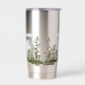 Monogram Waterverf Berg en Bos Geïsoleerde Drinkbeker (Links)