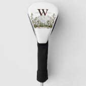 Monogram Waterverf Berg en Bos Golfheadcover (Voorkant)