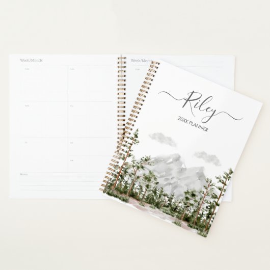 Monogram Waterverf Berg en Bos Planner (Display)