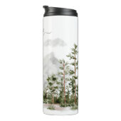 Monogram Waterverf Berg en Bos Thermosbeker (Geroteerd rechts)