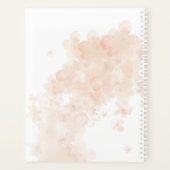 Monogram Waterverf Pastel 2025 Floral Planner (Achterkant)