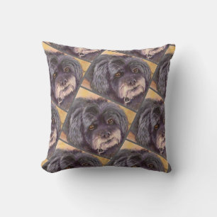 MONOGRAM WATERVERF PORTRAIT COCK-A-POO MIX KUSSEN