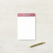 MONOGRAM WATERVERF Post-it Opmerkingen Post-it® Notes (Op bureau)