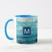 Monogram | Waterverf Sapphire Blue Mok (Links)
