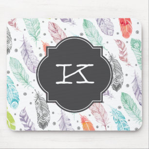 Monogram Waterverf Ventilator Mousepad Muismat