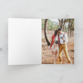 Monogram waterverf verlaat foto bruiloft (Binnen)