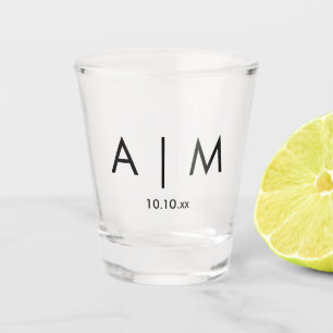 Monogram Weddenschap Shot Glas