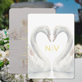 Monogram Weddenschap Uitnodiging