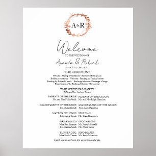 Monogram Weddenschappen Programma Ondertekening Sc Poster