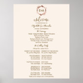 Monogram Weddenschappen Programma Ondertekening Sc Poster (Voorkant)