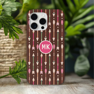 Monogram Western Boho Pijlen Desert Cowgirl iPhone 15 Pro Max Hoesje