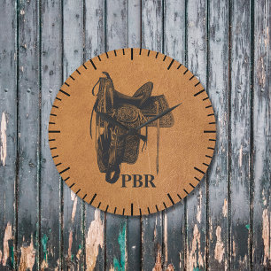 monogram Western paard Grote Klok