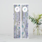 Monogram Whimsy Floral Twee Bladwijzer (Staand voorkant)