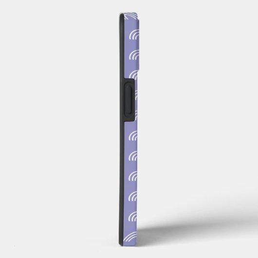 Monogram White Rainbow Case-Mate iPhone Case (Achterkant / Rechts)