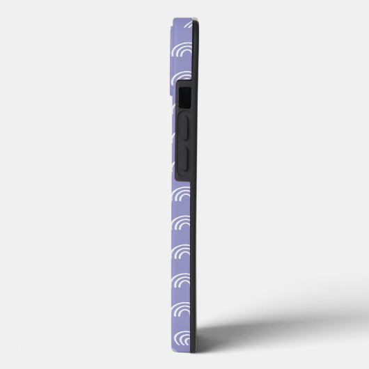 Monogram White Rainbow Case-Mate iPhone Case (Achterkant / Links)