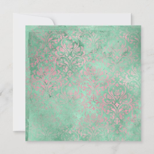 Monogram Wilde Dieren Meisjes Boho Jungle Dieren M Kaart (Achterkant)