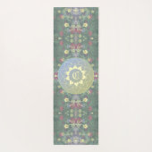 Monogram Wildflower-symmetrie Yogamat (Achterkant)
