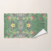 Monogram Wildflower Symmetry Handdoek (Handdoek)