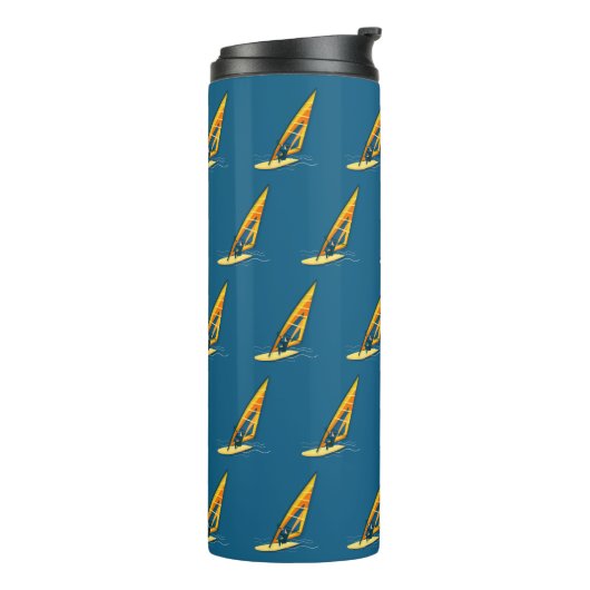 Monogram Windsurfing Thermosbeker (Gedraaid links)