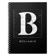 Monogram wiskunde - letter B