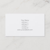 monogram witgouden marmer visitekaartje (Achterkant)