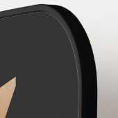 Monogram with Initial Z & Custom Name Personalized Pickleball Paddle (Links Detail)