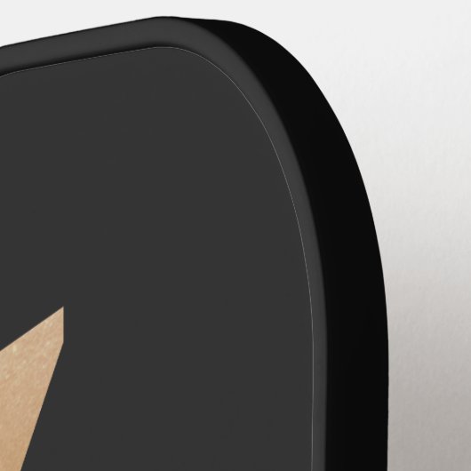 Monogram with Initial Z & Custom Name Personalized Pickleball Paddle (Links Detail)