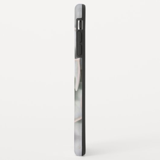 Monogram witte cactus bloem Case-Mate iPhone case (Achterkant/links)