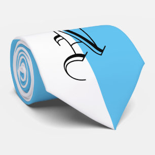 MONOGRAM-WITTE EN ENKELE KLEUR — VERANDERBARE BK-G STROPDAS