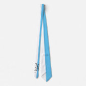 MONOGRAM-WITTE EN ENKELE KLEUR — VERANDERBARE BK-G STROPDAS (Achterkant)