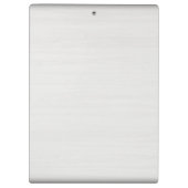 Monogram witte houtkorrel #2 klembord (Achterkant)