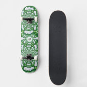 Monogram witte orchid Mandala Skateboard (Voorkant)