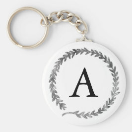 Monogram Wreath Sleutelhanger