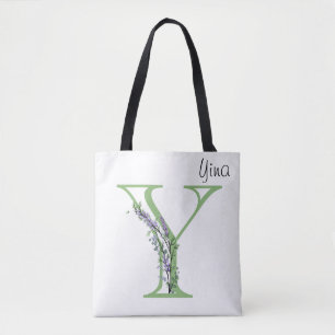 Monogram Y Lavendel Eucalyptus Draagtas