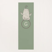Monogram Yoga Beer Yogamat (Achterkant)
